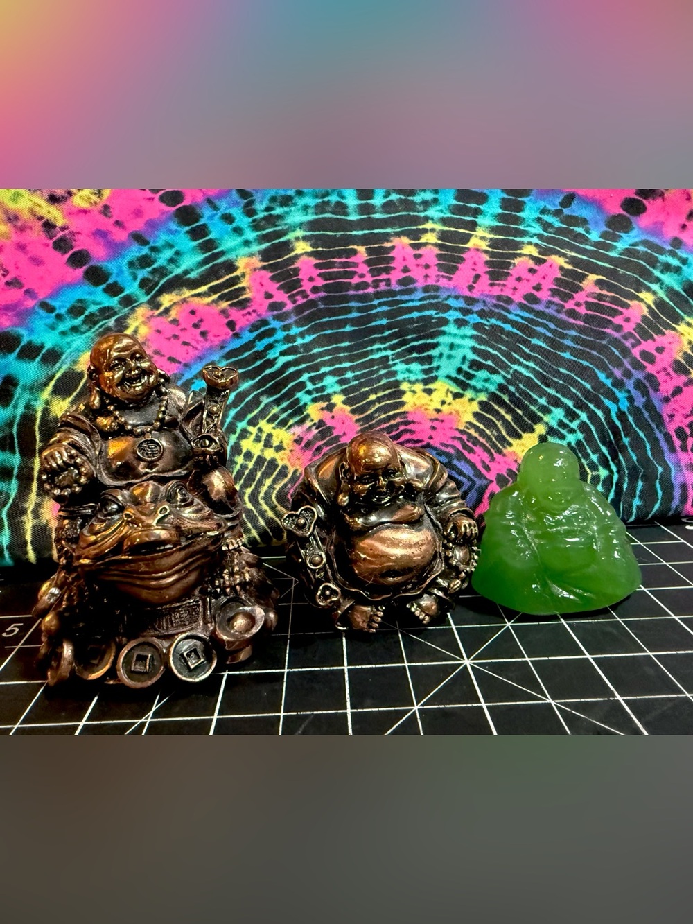 Eastern Enlightenment Laughing Buddha (Budai), Buddha on Fish, Sitting Buddha